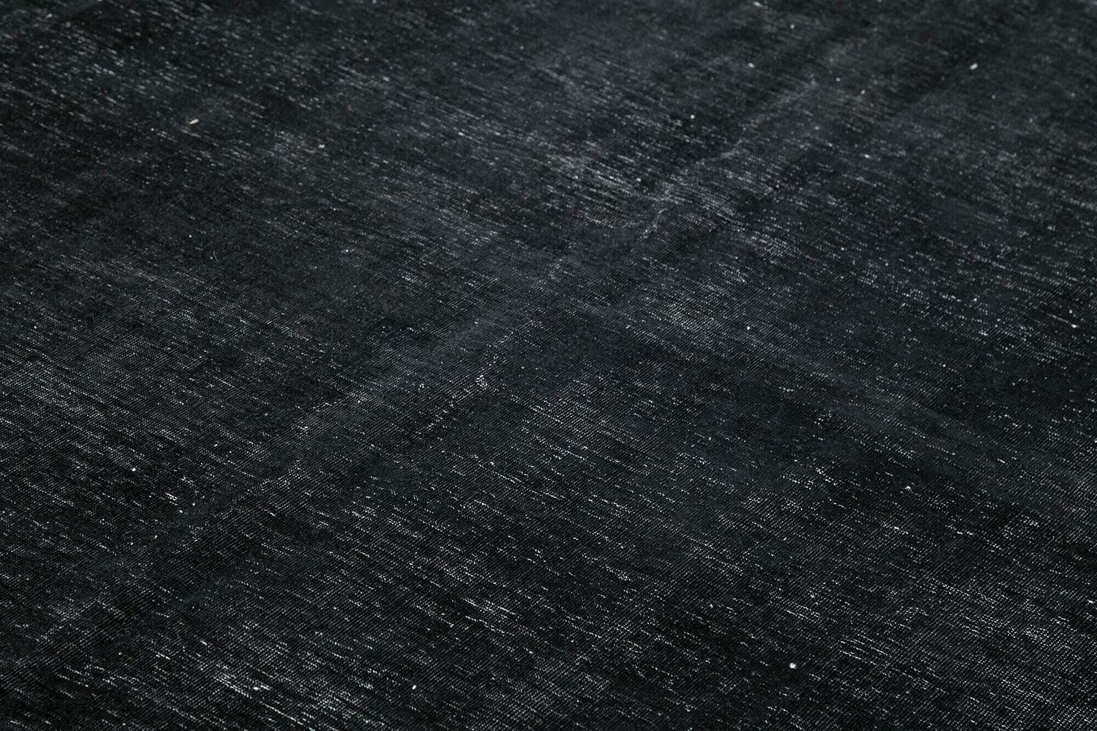 Grand tapis overdyed noir, 9x13 photo 2674.0