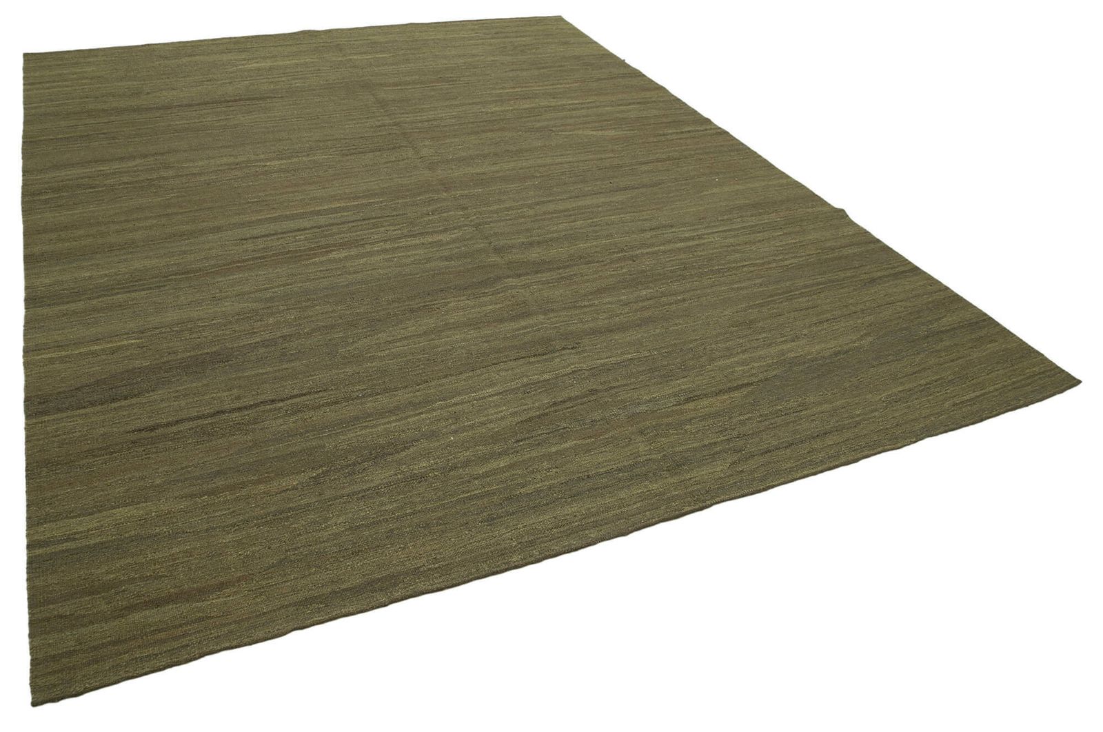 Tapis Kilim contemporain vert, 8x10 photo furniture