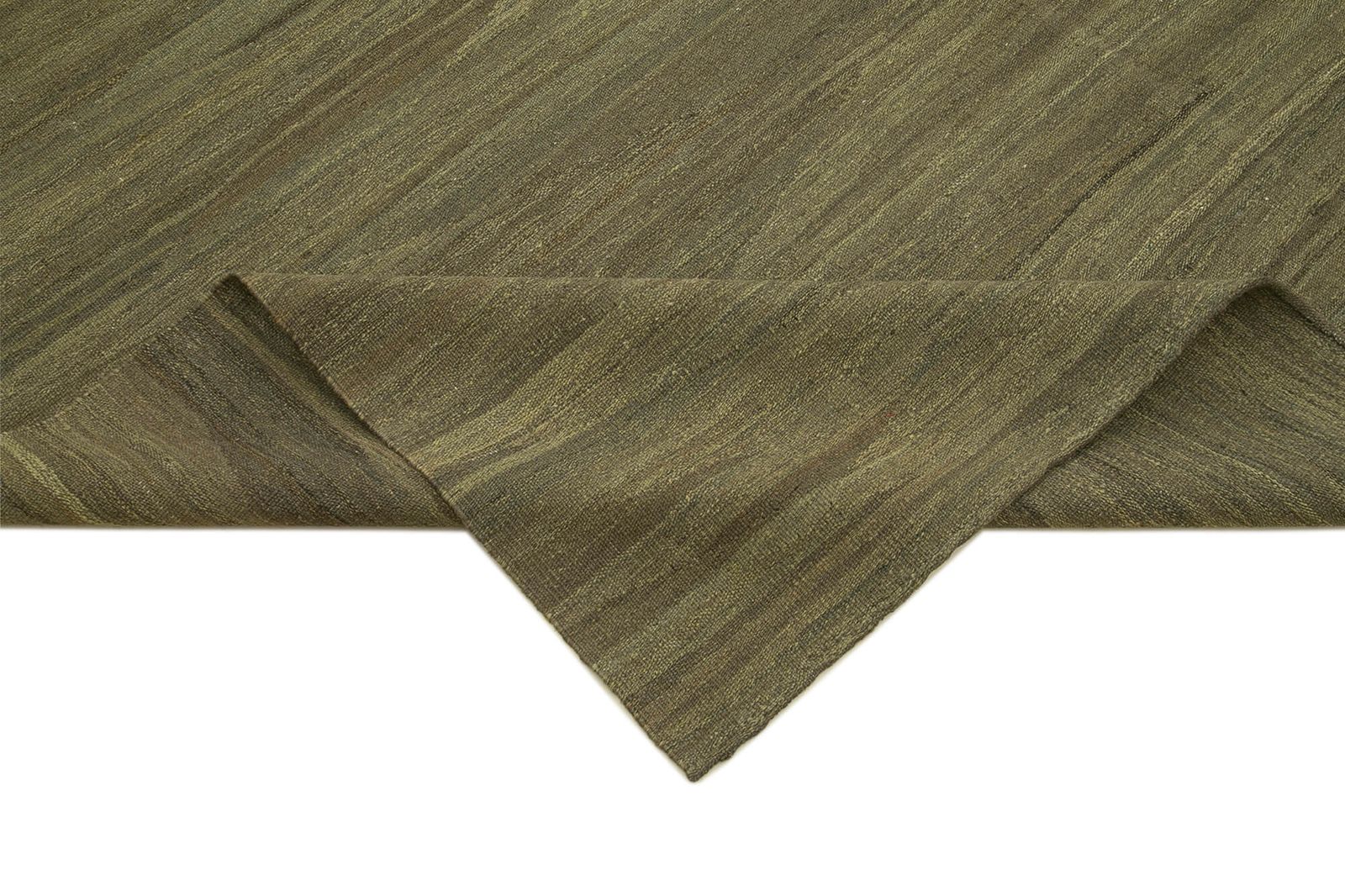 Tapis Kilim contemporain vert, 8x10 photo vinterior