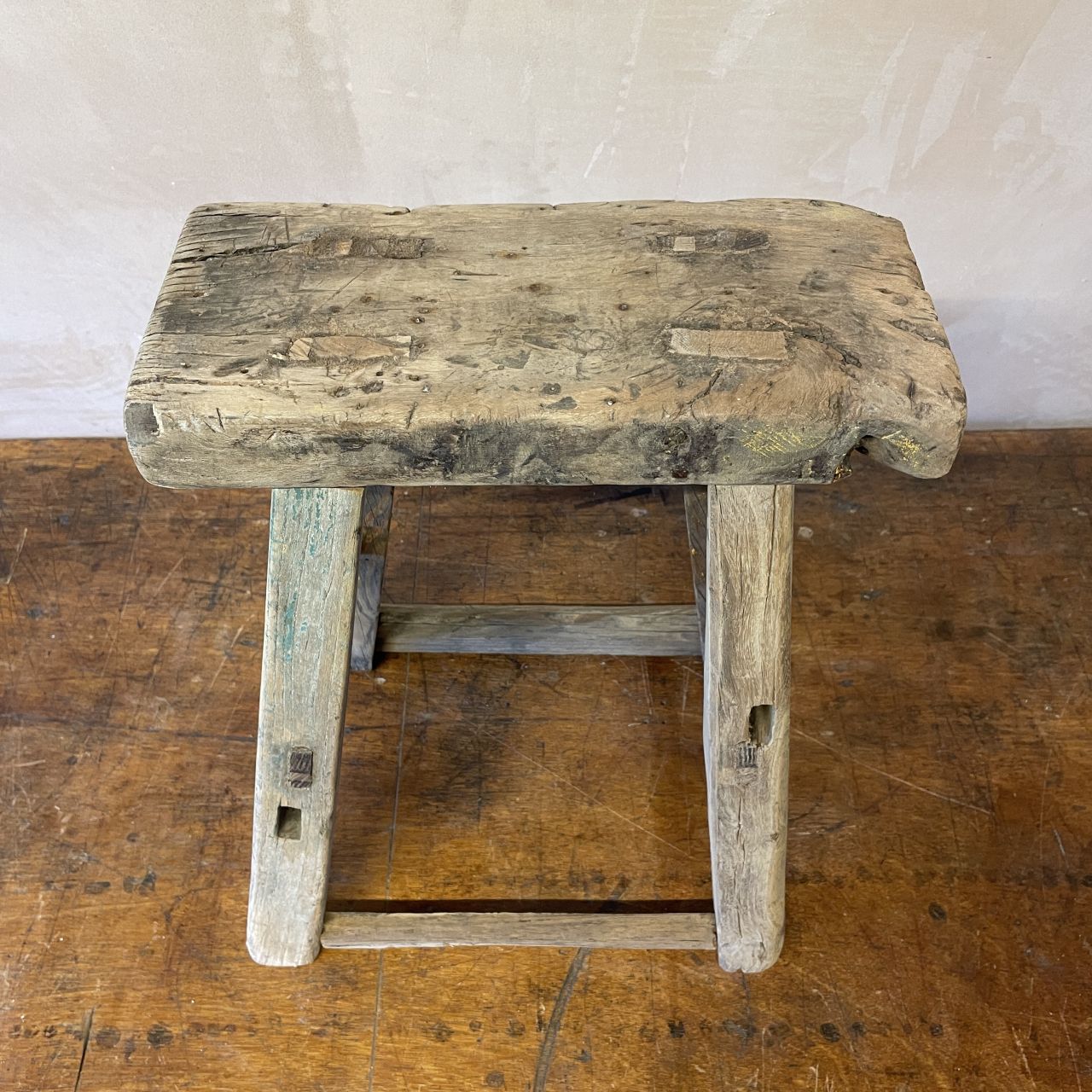 Rustic Wooden Stool photo 119.0