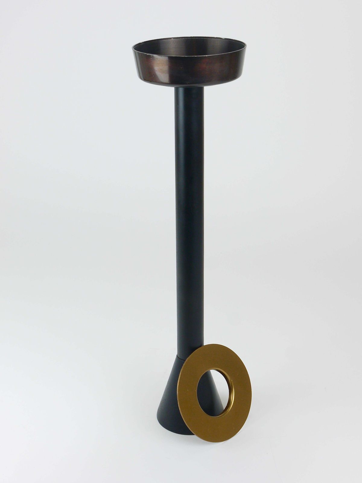 photo furniture Werkstätte Hagenauer Wien Standing Floor Ashtray, Smoking Stand, Austria, 1970s