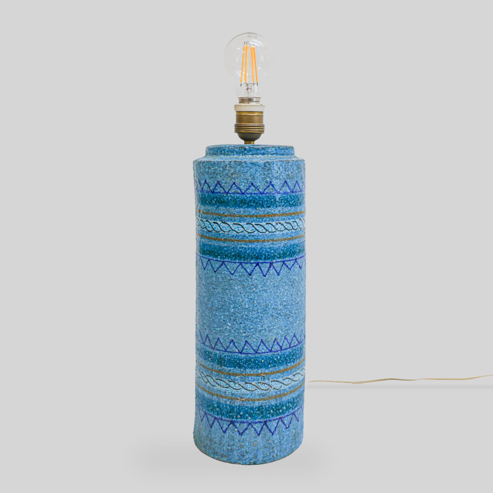 Lampe de table Bitossi, par Aldo Londi photo for sale