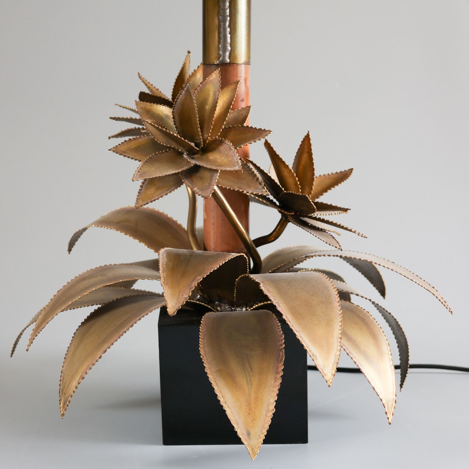 Vintage Floral Maison Jansen Table Lamp photo 1602.0