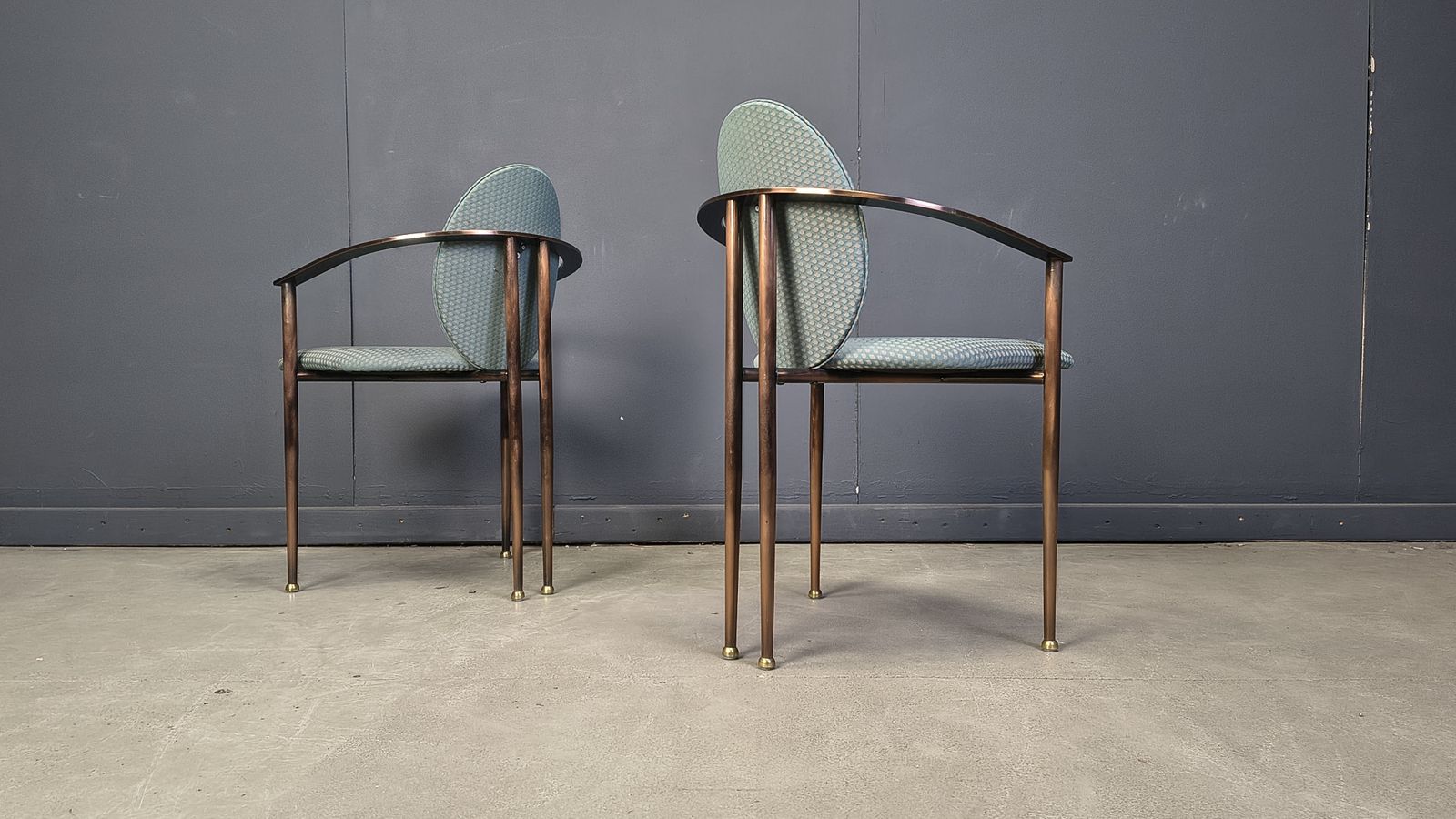Post Modern Dining Chairs By Belgochrom, Set Of 6   1980s photo 1500.0