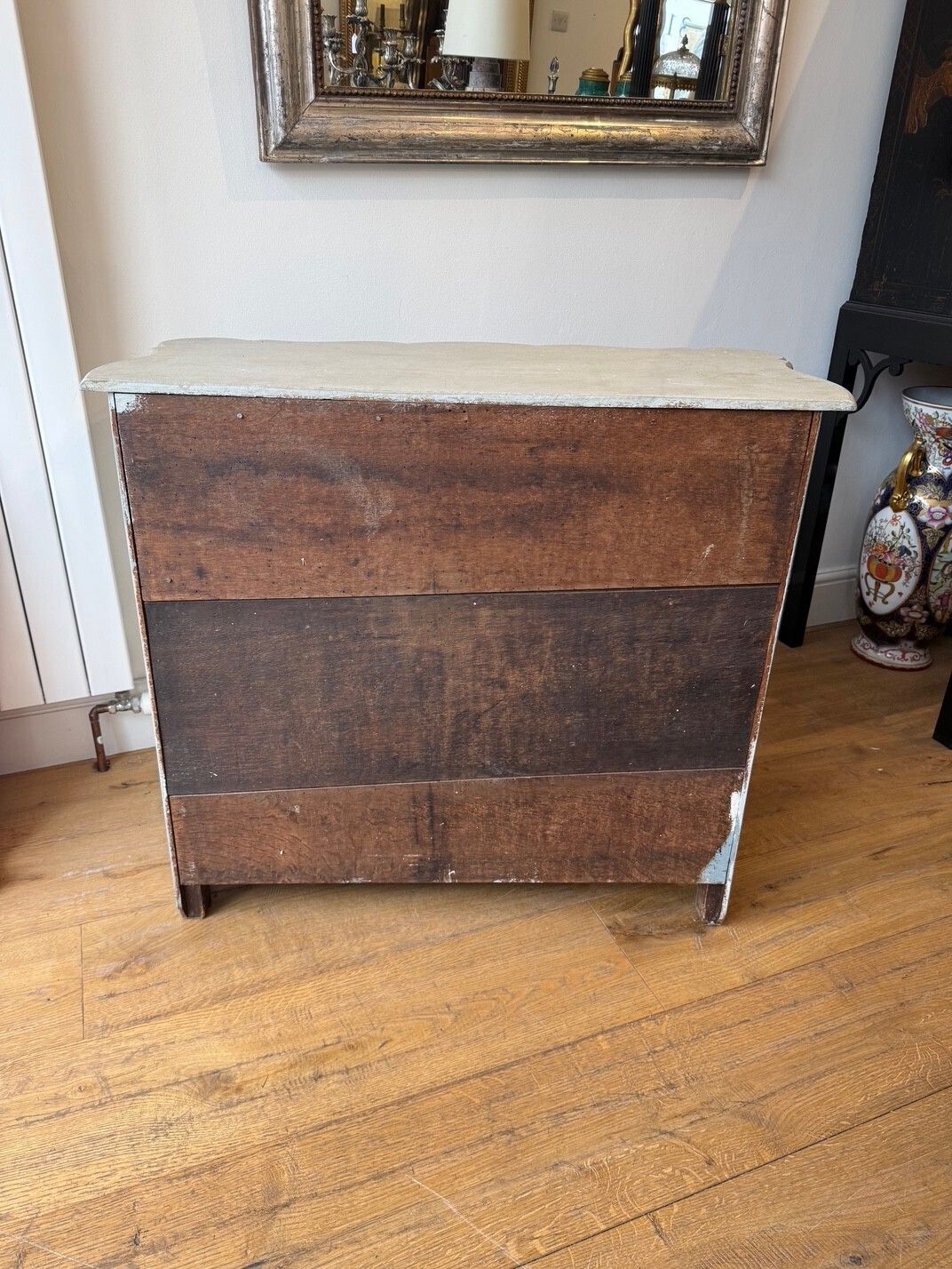 Dutch 18th Century Bombe Chest photo vintage