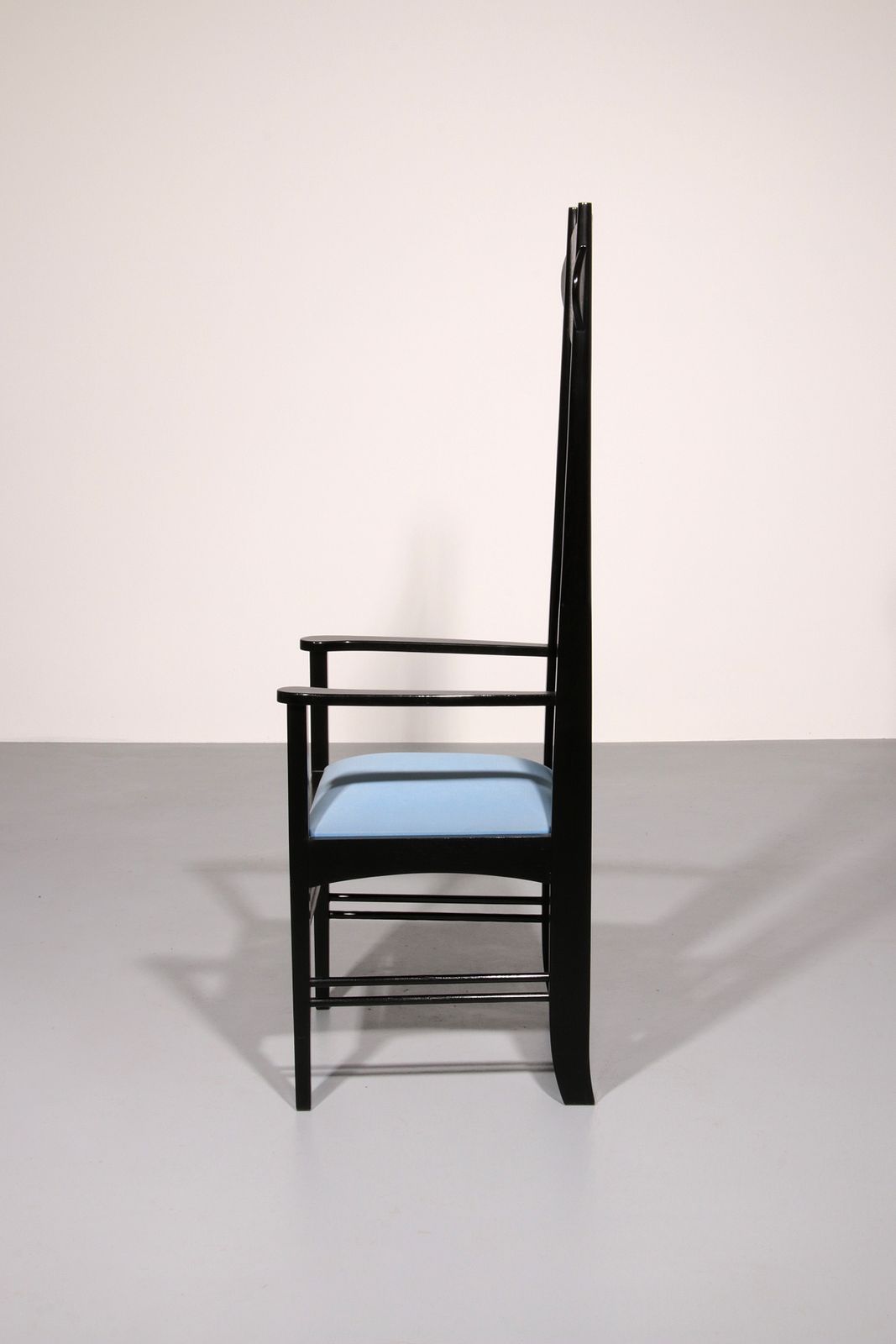 Charles Rennie Mackintosh High Back Chair Italy photo for sale
