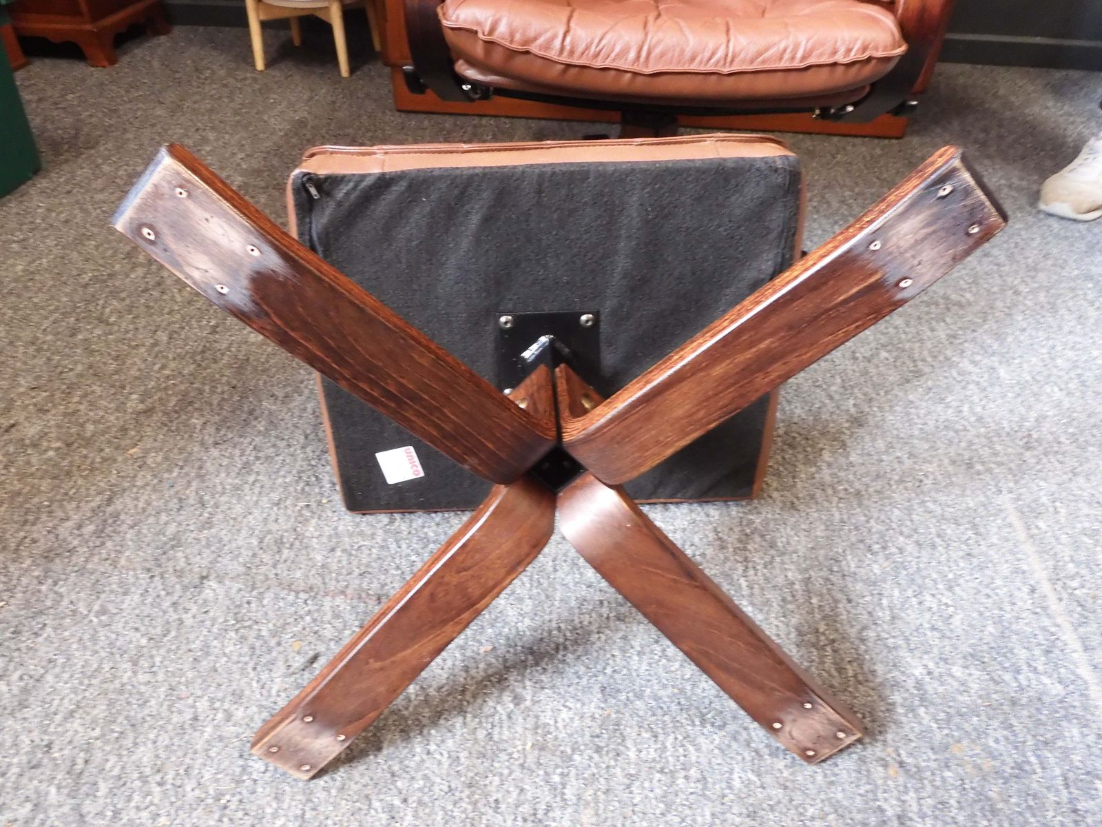 Unico Recliner Armchair And Ottoman In Teak And Leather – Denmark, 1960s/1970s photo Furniture