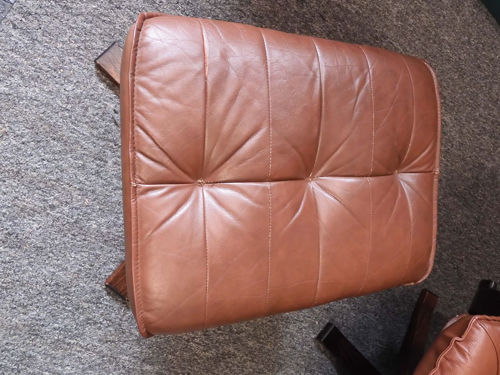 Unico Recliner Armchair And Ottoman In Teak And Leather – Denmark, 1960s/1970s photo 650.0