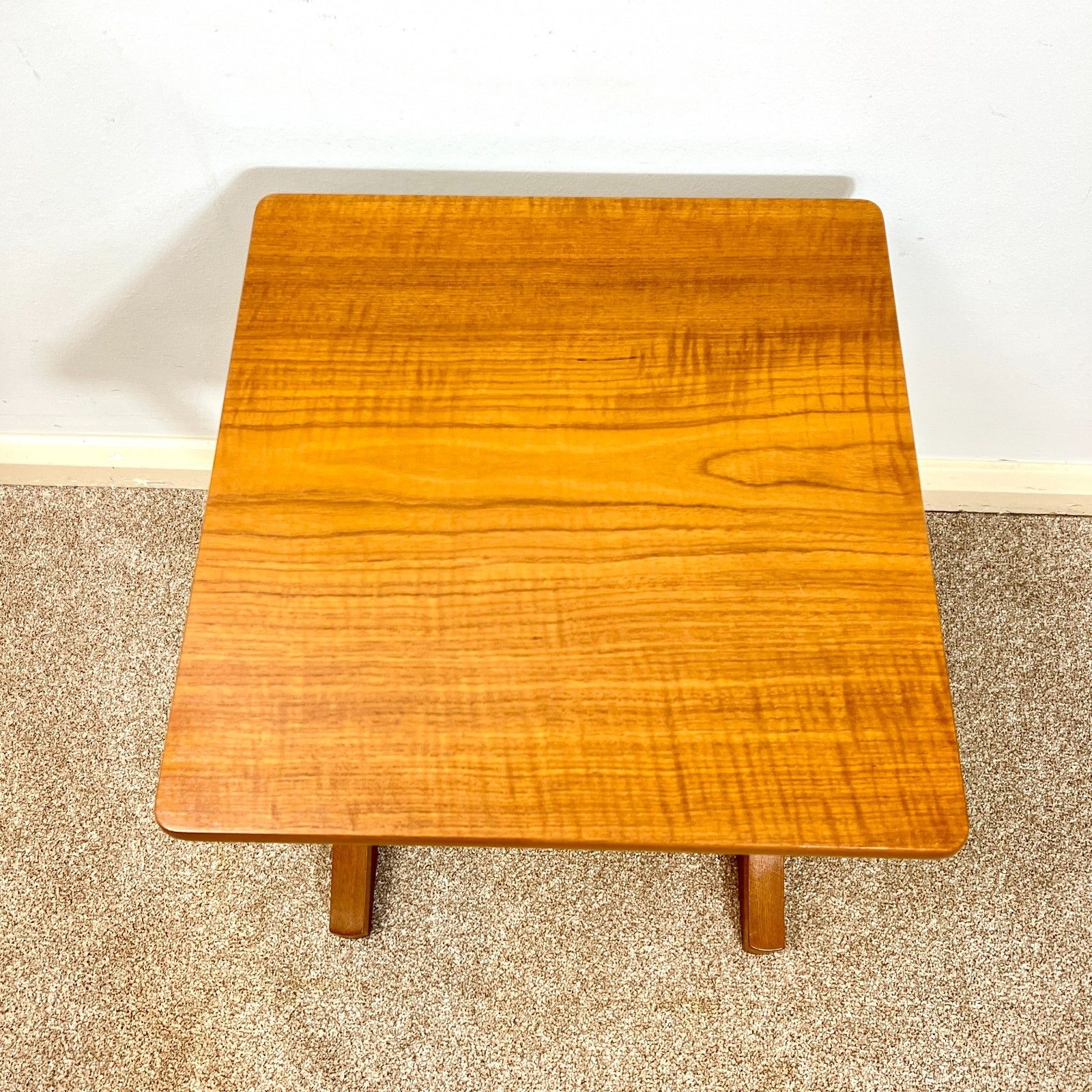 Furniture Mid Century Teak Citadel Nest Of Tables By Nathan, Danish Style  Side Tables photo