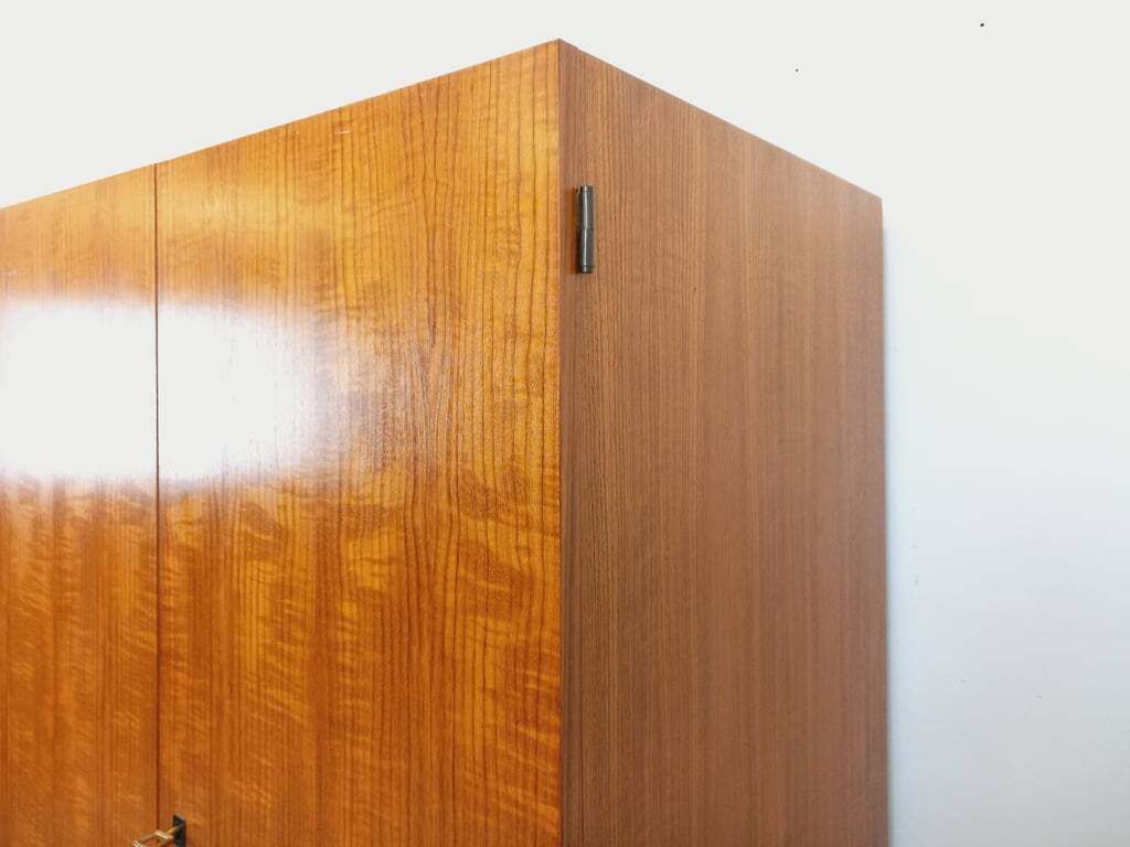 photo buy Modernist 1960s Wardrobe In Teak And Metal