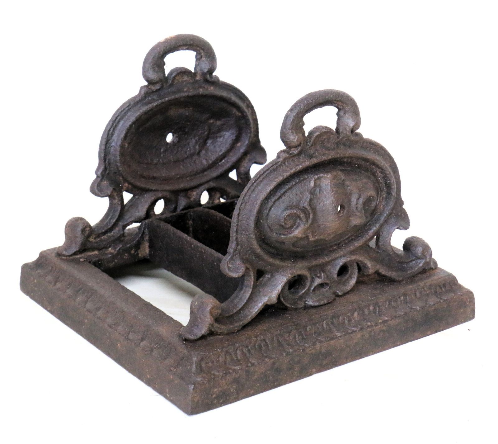An Antique 1800's Cast Iron Boot Scraper Garden Salvage photo furniture
