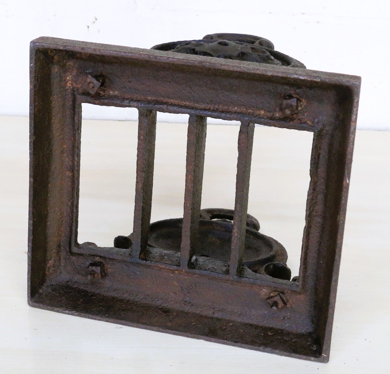 An Antique 1800's Cast Iron Boot Scraper Garden Salvage photo 125.0