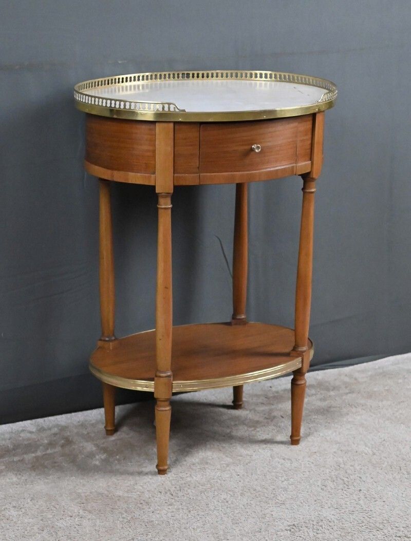 Mahogany Coffee Table, Louis XVI Style – Second Half Of The 19th Century photo for sale