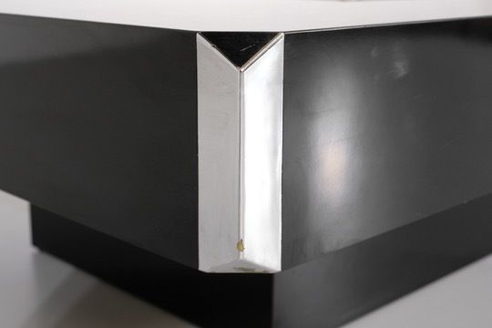 Coffee Table Alveo Attributed To Willy Rizzo For Mario Sabot, 1970s photo vinterior
