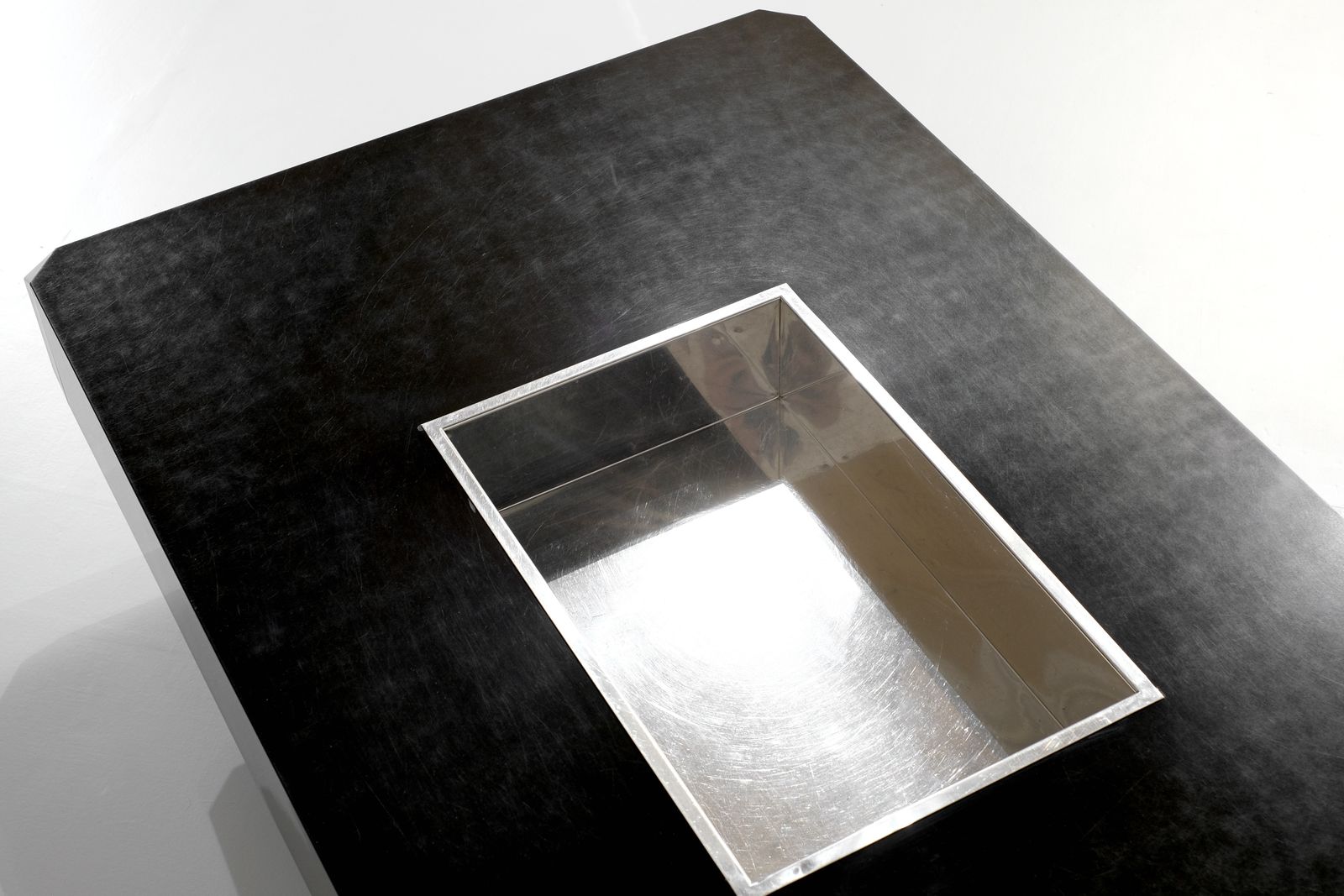 photo vintage Coffee Table Alveo Attributed To Willy Rizzo For Mario Sabot, 1970s