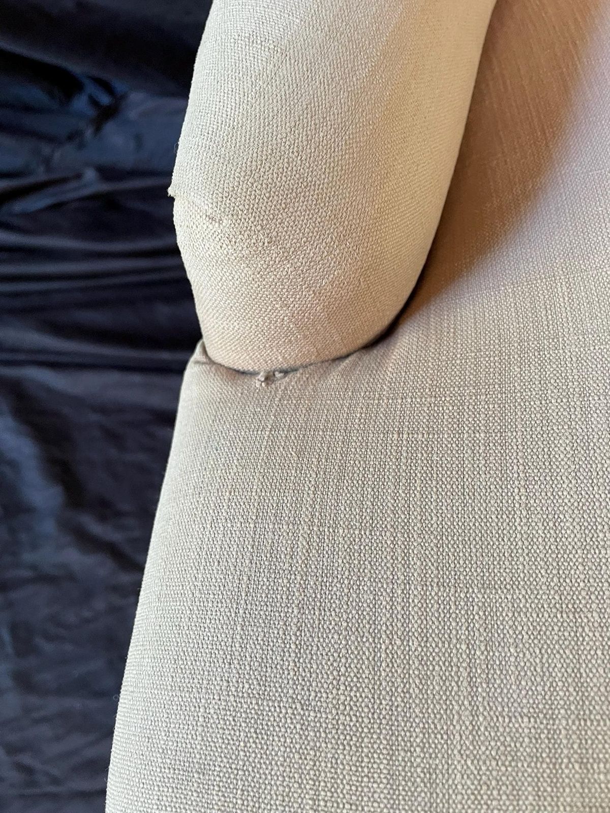 Neptune Linen Button Tufted Accent Chair – Country House Style photo 295.0