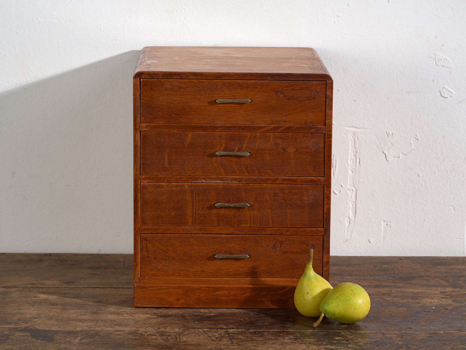 Small Japanese Kotansu Chest In Nara Oak – Japan, Shōwa Period, Circa 1960