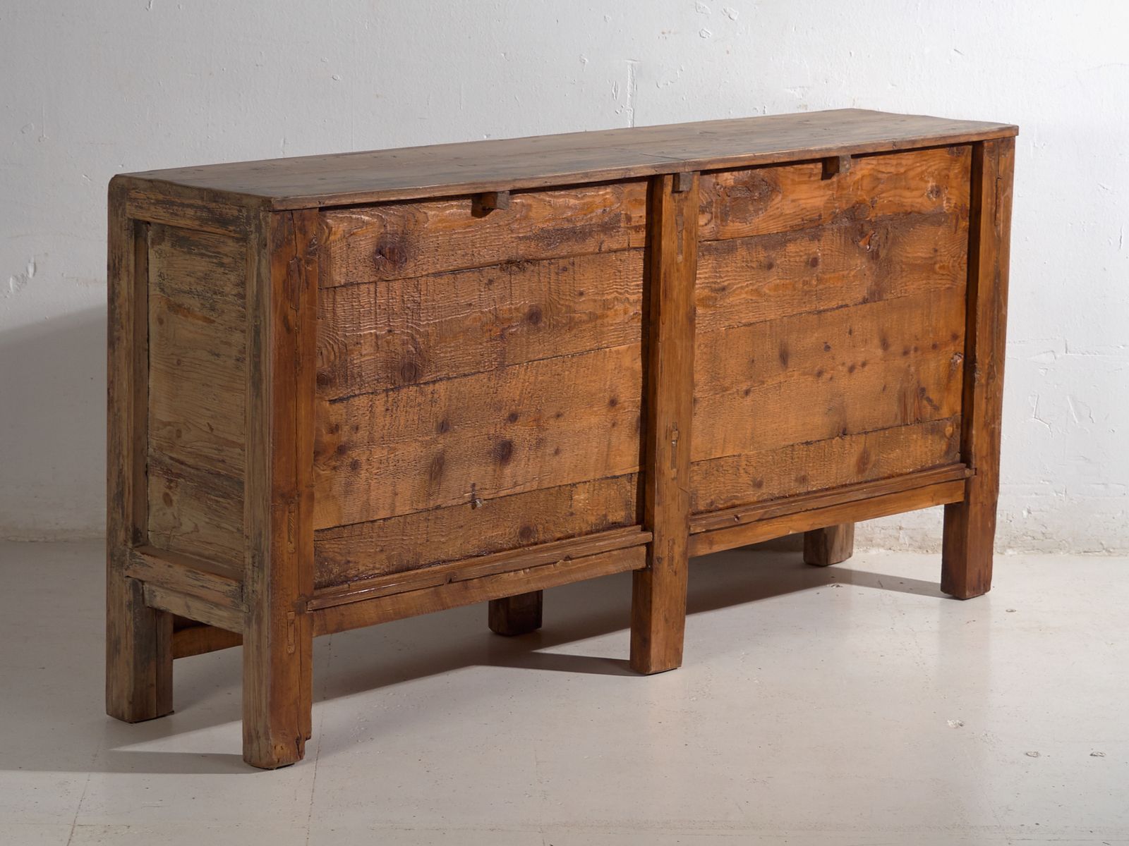 Furniture Large Chinese Sideboard In Carved Pine – China, Circa 1930 photo