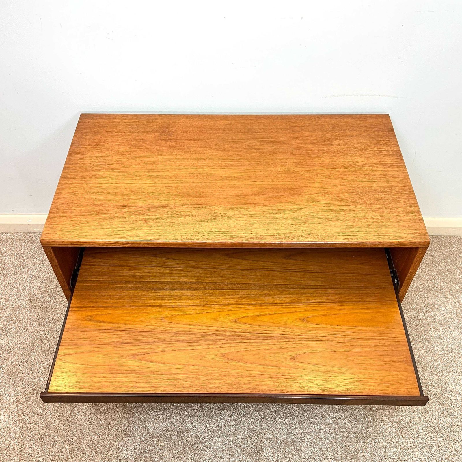 G Plan Mid Century Teak Media Unit , Tv Trolley With Storage photo buy