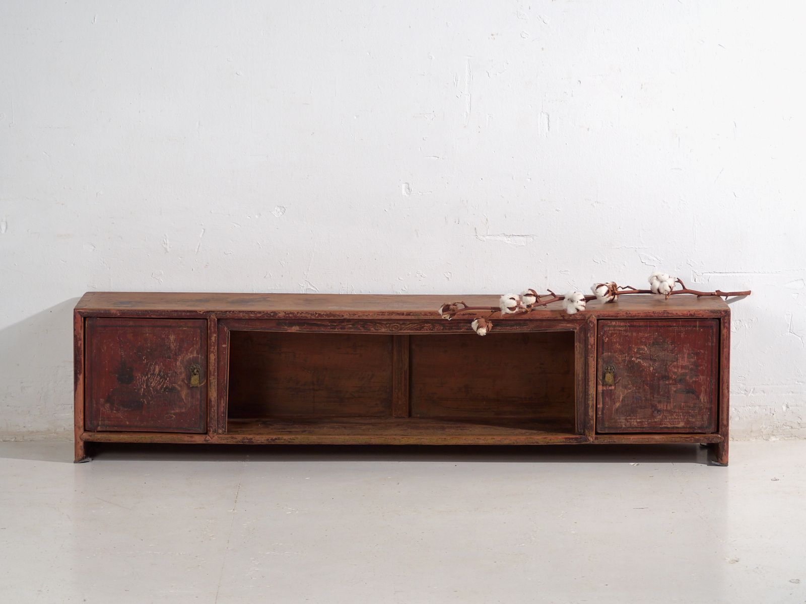 photo for sale Antique Low Sideboard In Pine Wood – China, Circa 1930