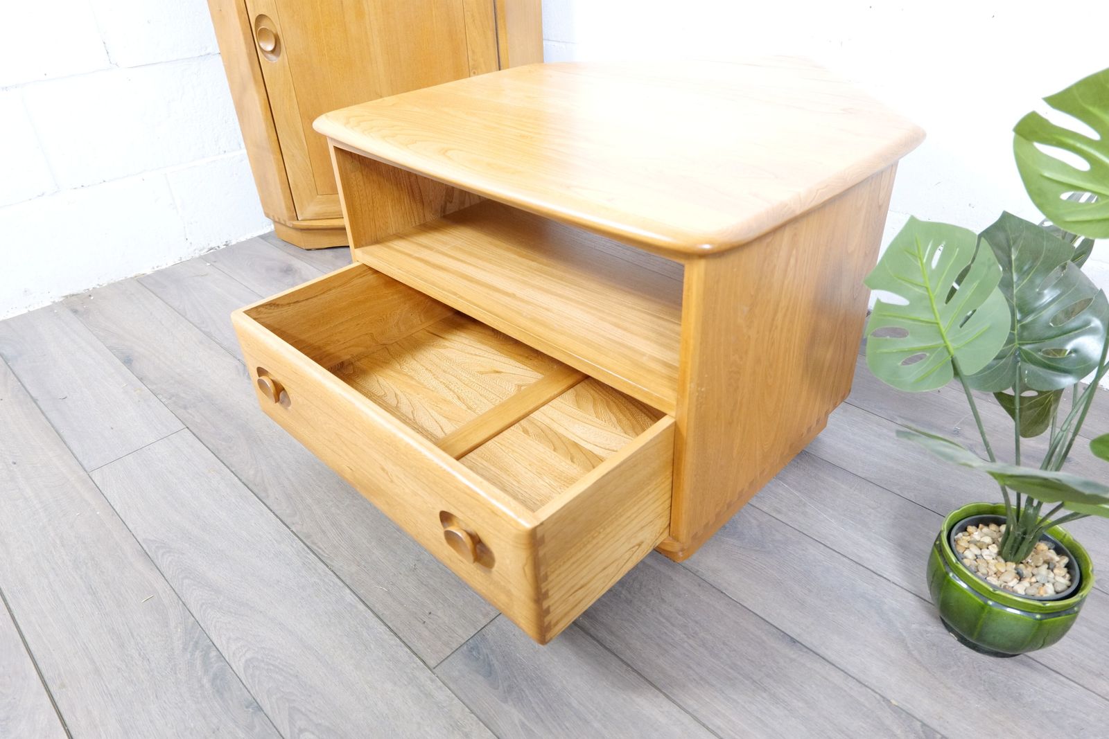 photo for sale Ercol Windsor Corner Tv Stand, 1980s