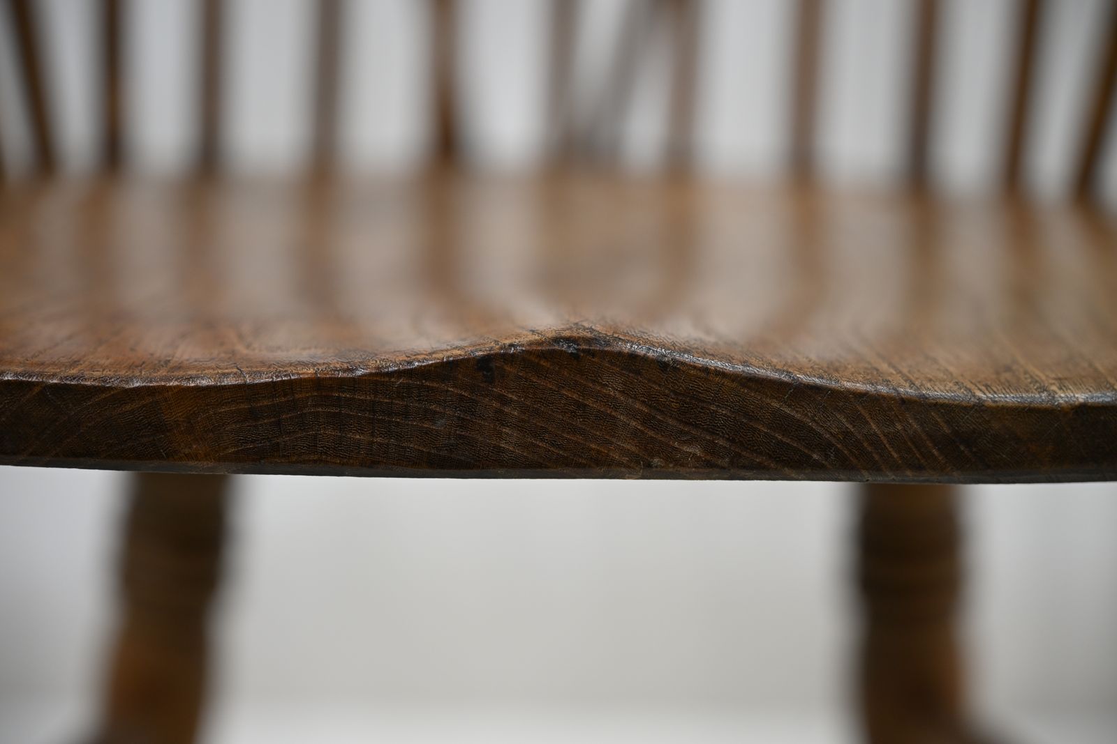 photo vinterior Stick Back Windsor Chair Elm And Beech Antique Bow Back Carver Free Uk Delivery