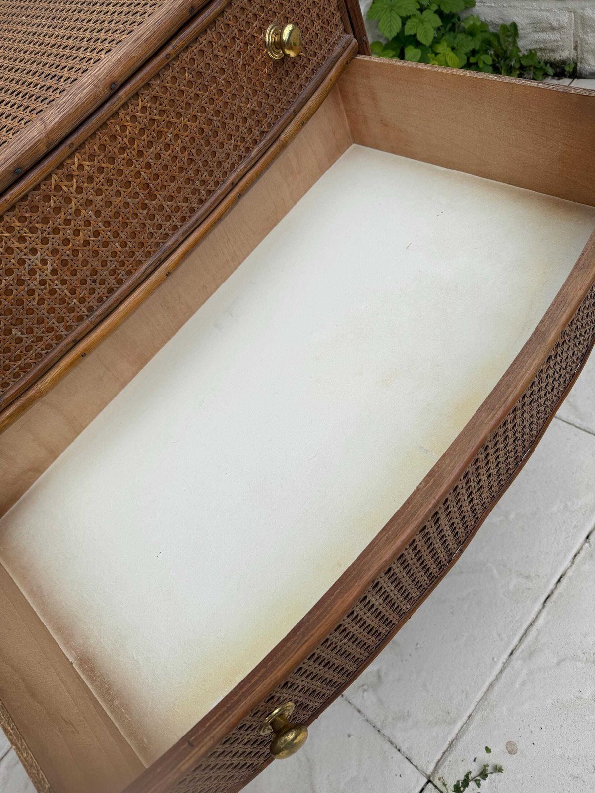 photo for sale Rattan Chest Of Drawers | Vintage Boho Bedroom Decor