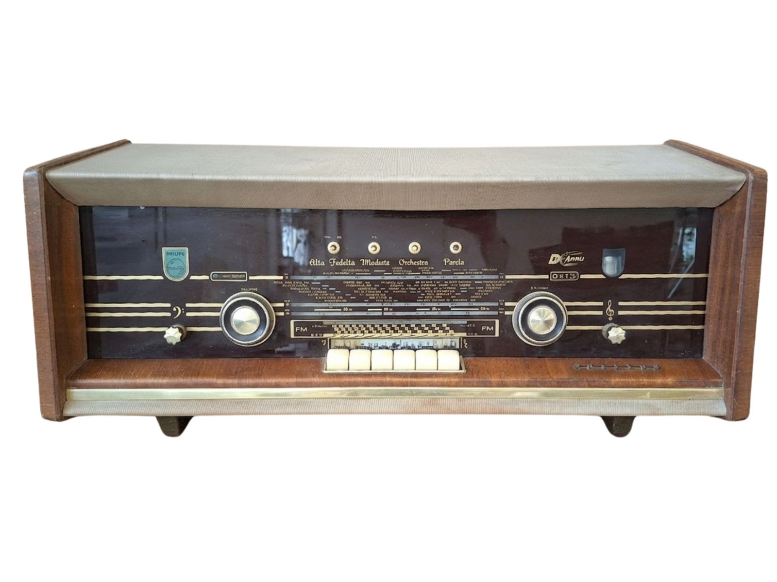 Radio Vintage Philips B6x72a "D'annunzio" 1957 photo furniture