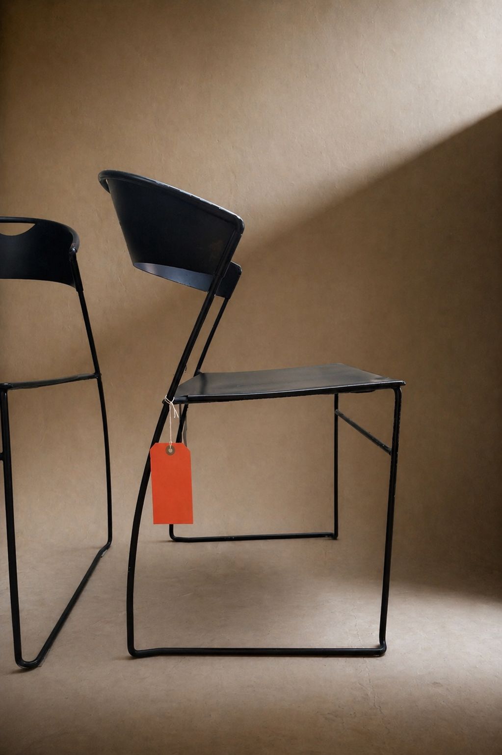 Set Of Six Vintage 1980s Steel Juliette Dining Chairs By Hannes Wettstein For Baleri Italia photo Furniture