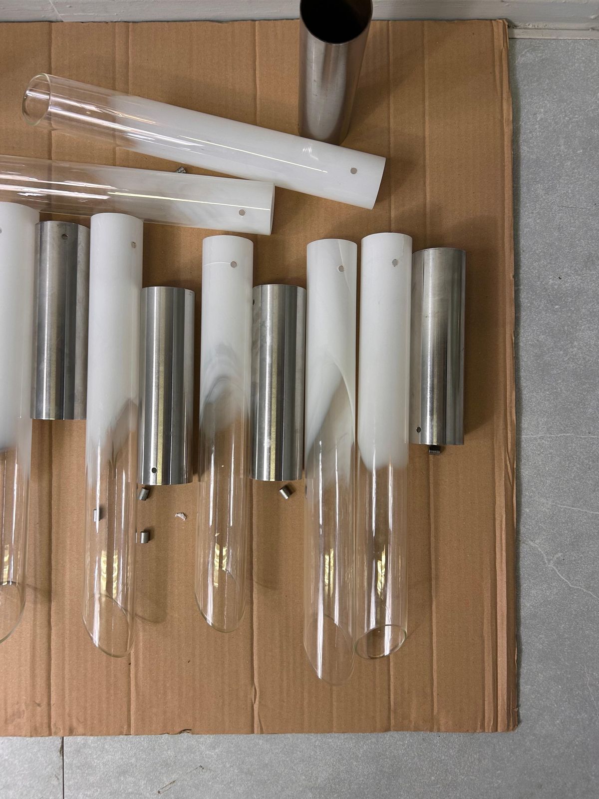 Lighting Lampadario A Sospensione Carlo Nason Anni 70. photo