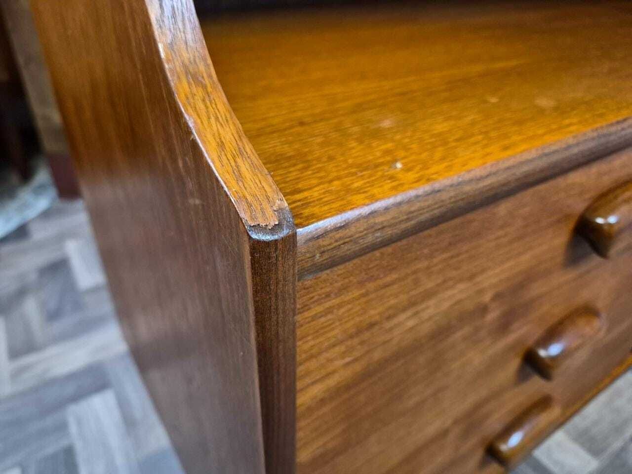 425.0 Vintage Mid Century Portwood Teak Sideboard Highboard Scandi Danish Retro Mcm photo