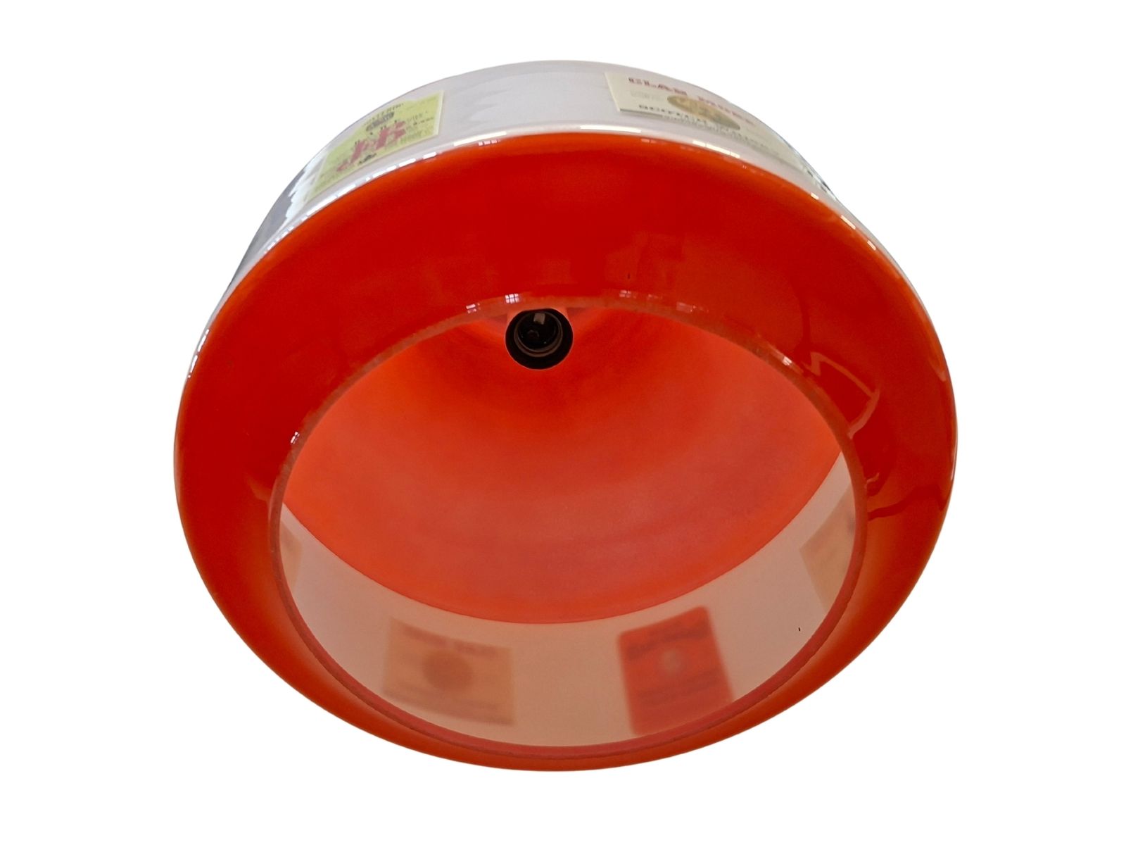 Lampadario Vintage Anni '70 Space Age   Arancione E Bianco   Design Scotch Whisky photo buy