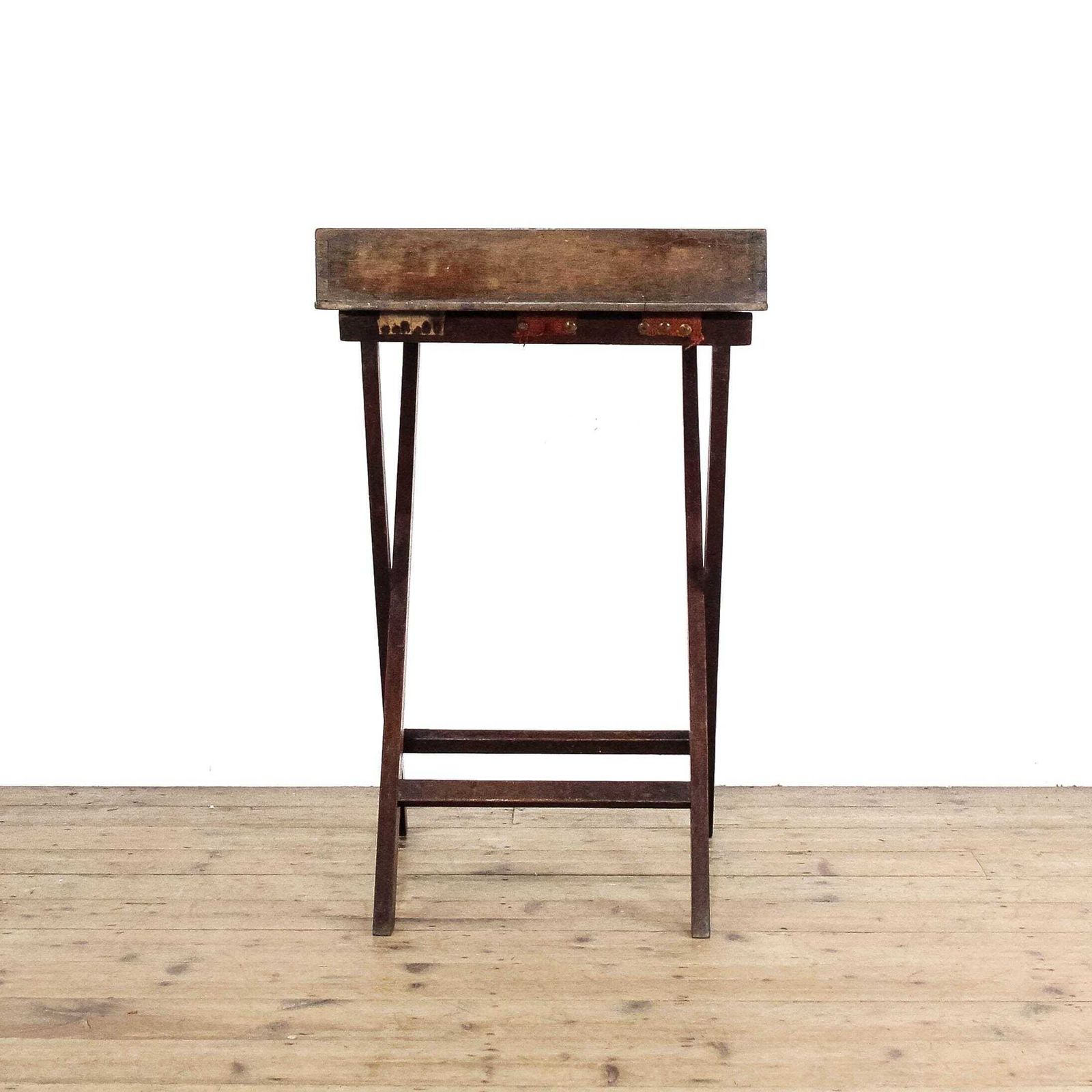 Antique Butlers Tray Table | Antique Furniture | Antique Side Table | Tray Top Side Table | Antique (M 6536) photo Furniture