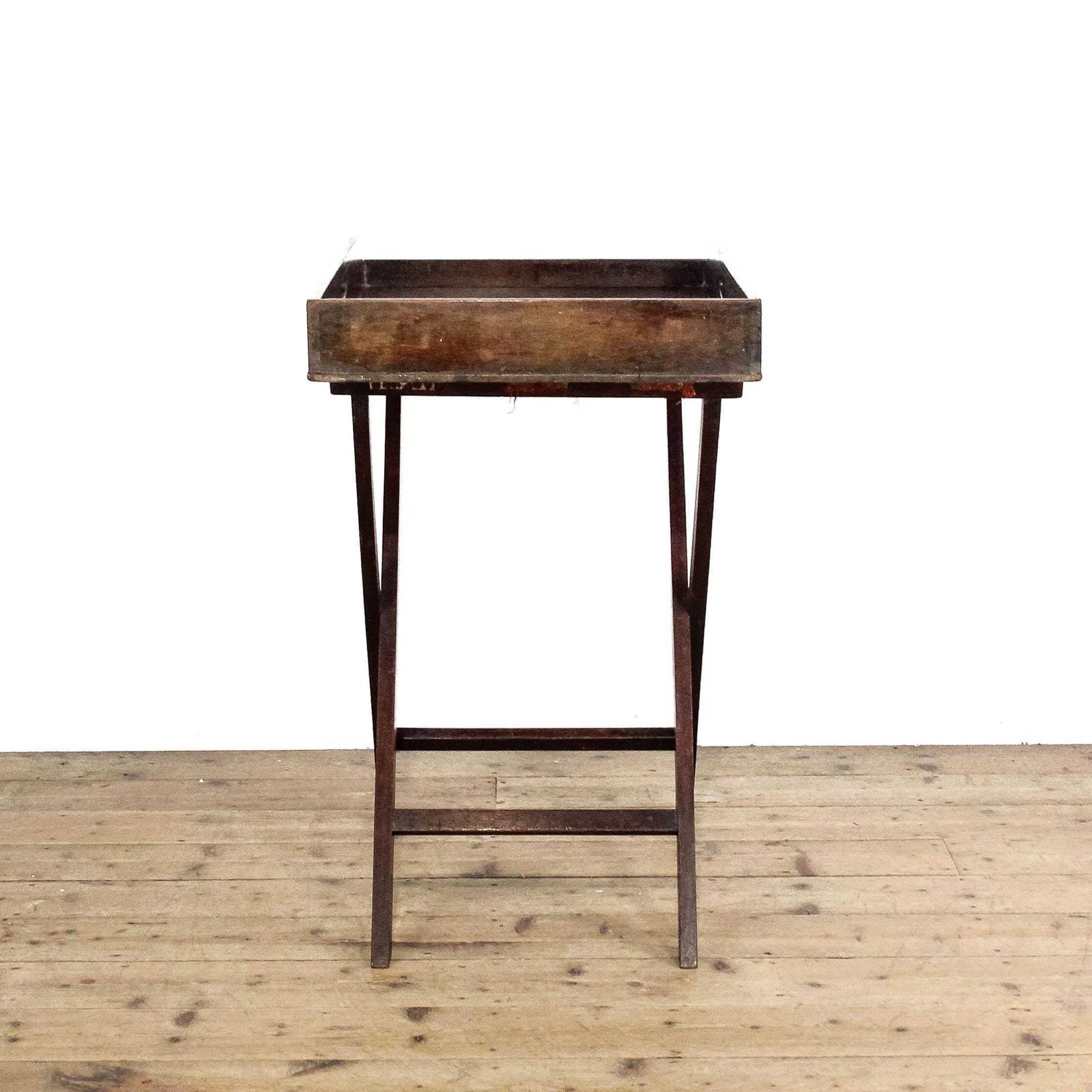 Antique Butlers Tray Table | Antique Furniture | Antique Side Table | Tray Top Side Table | Antique (M 6536) photo 425.0