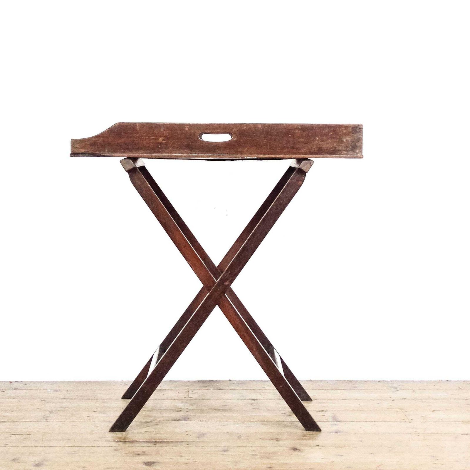 Antique Butlers Tray Table | Antique Furniture | Antique Side Table | Tray Top Side Table | Antique (M 6536) photo vinterior