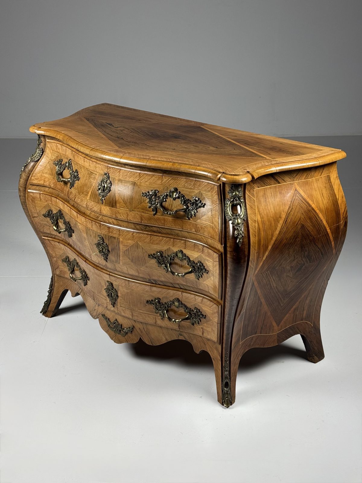 Swedish Rococo Chest Of Drawers, 18th Century photo vintage