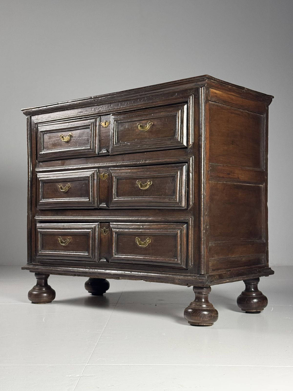 photo for sale English Chest Of Drawers, 17th Century, Oak
