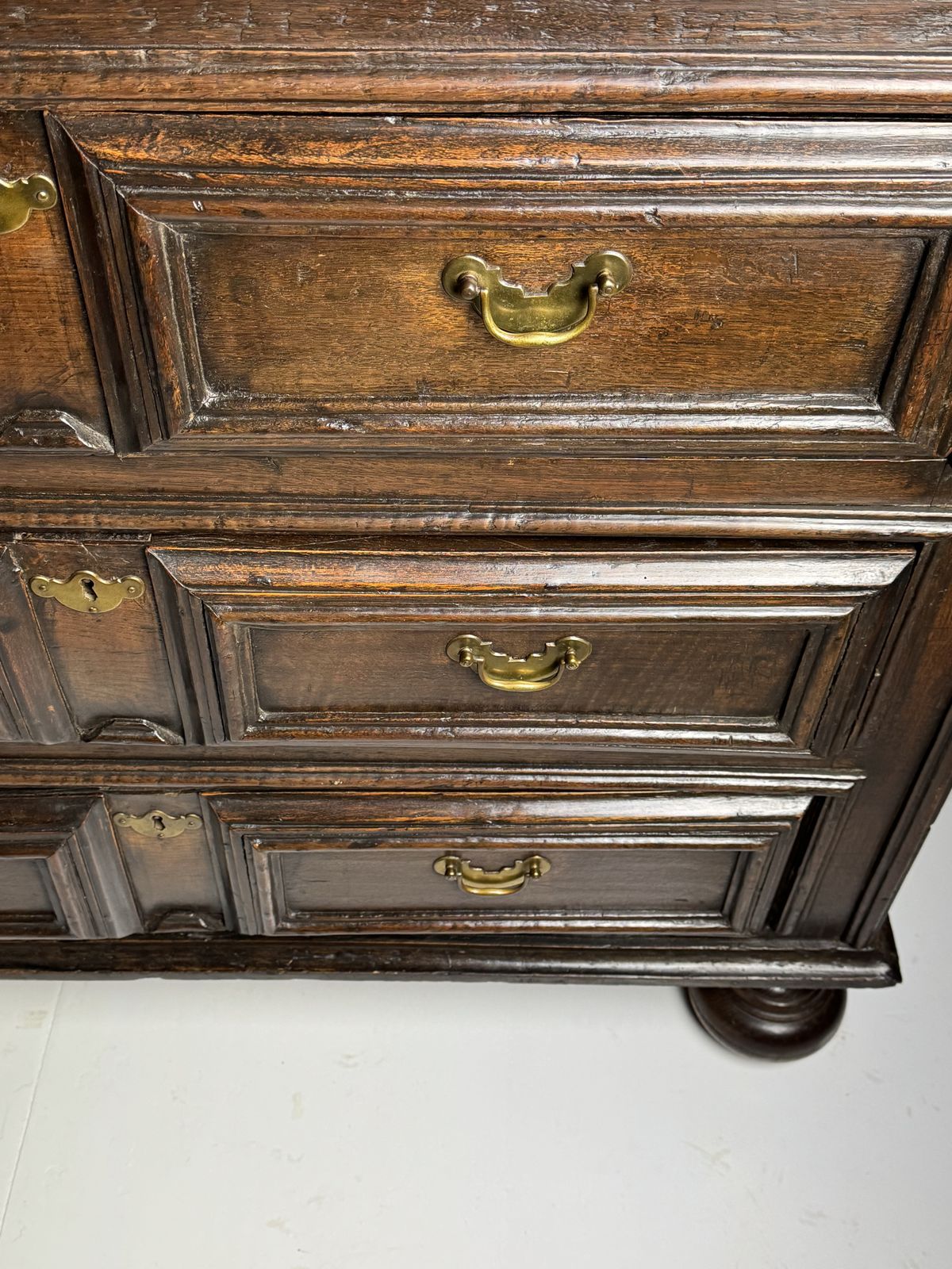 Furniture English Chest Of Drawers, 17th Century, Oak photo