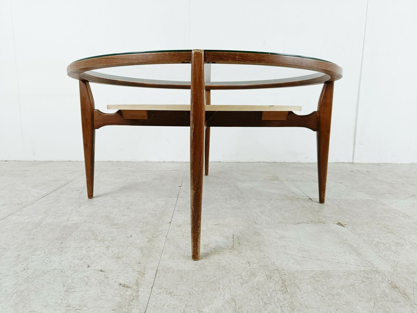 Mid Century Italian Coffee Table In The Manner Of Piero Fornasetti, 1950s photo Furniture