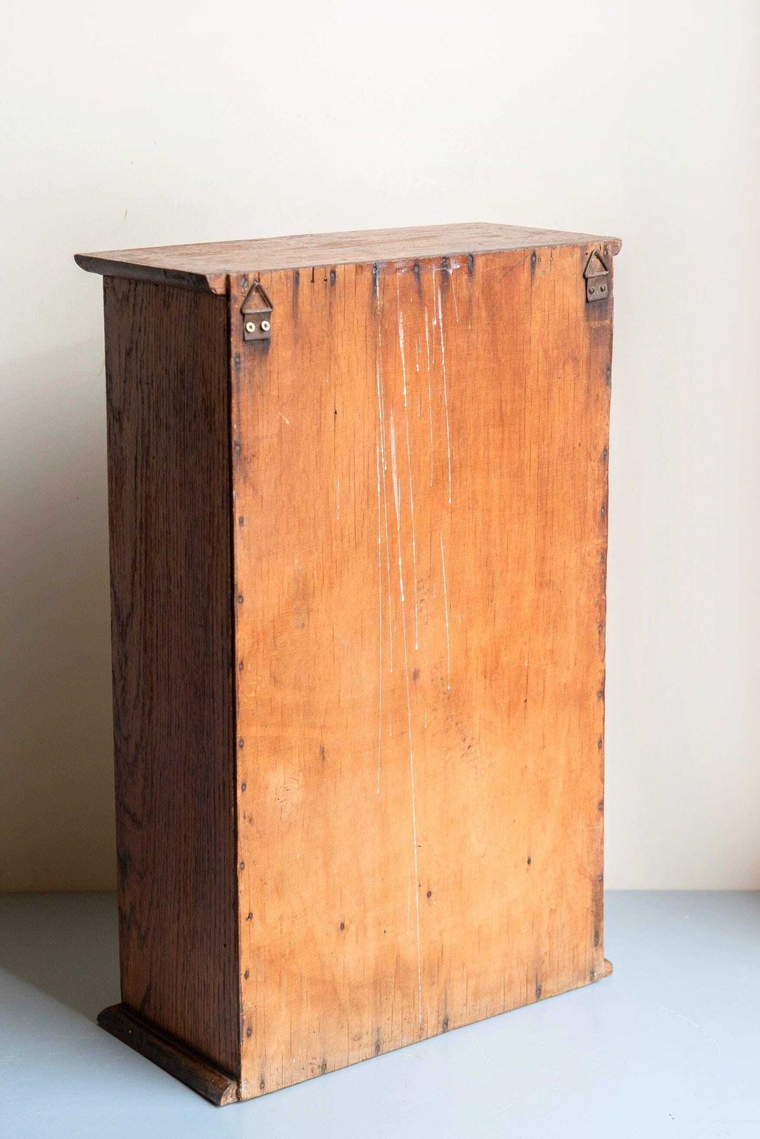 Antique Oak Wall Cabinet With Mirror – Art Deco Medicine Cabinet, 1920s Vintage Bathroom Wall Cabinet photo vintage