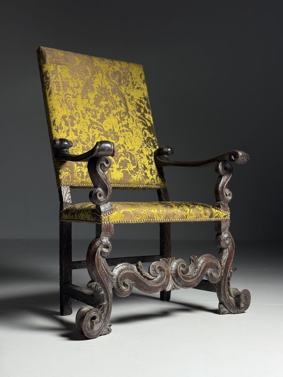 photo vinterior Italian Chair, 18th Century, 18th Century And Earlier