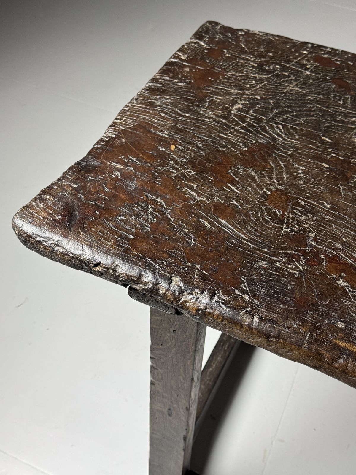 18th Century Oak Side Table, 18th Century And Earlier photo furniture