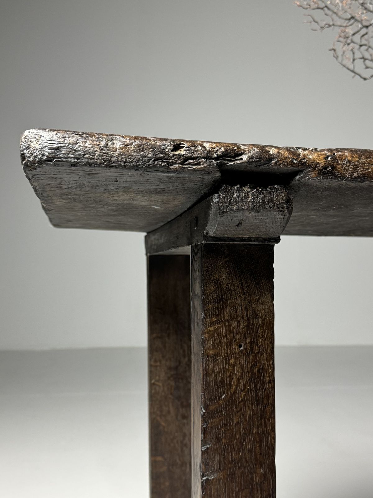 18th Century Oak Side Table, 18th Century And Earlier photo Furniture