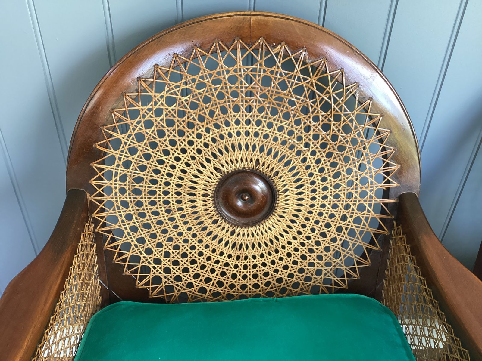 Pair Of Art Deco Bergere Chairs. photo buy