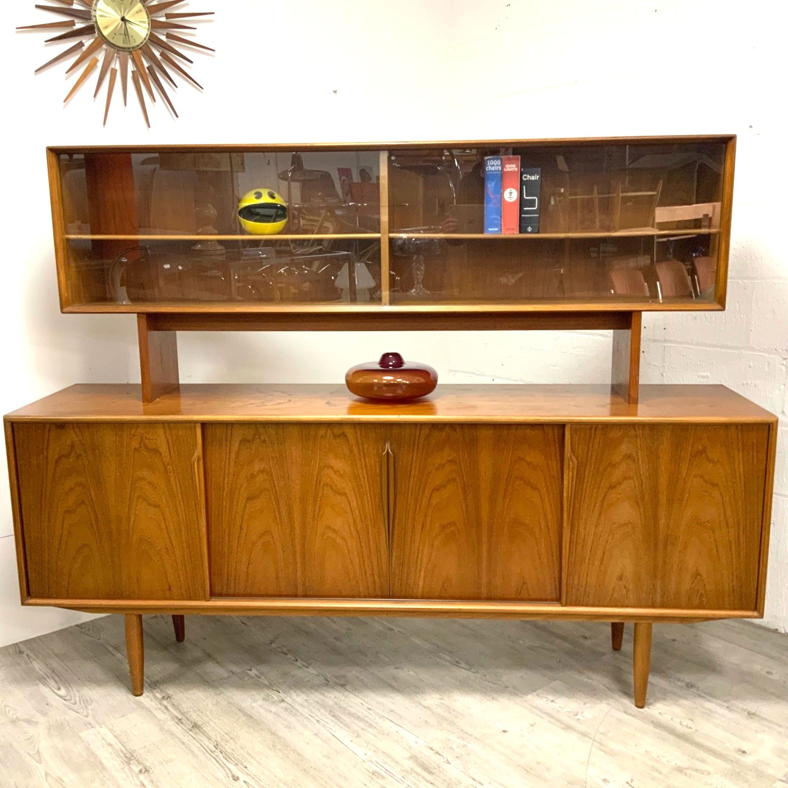 Danish Teak Axel Christensen Sideboard With Hutch By Gunni Omann For Aco Mobler photo furniture
