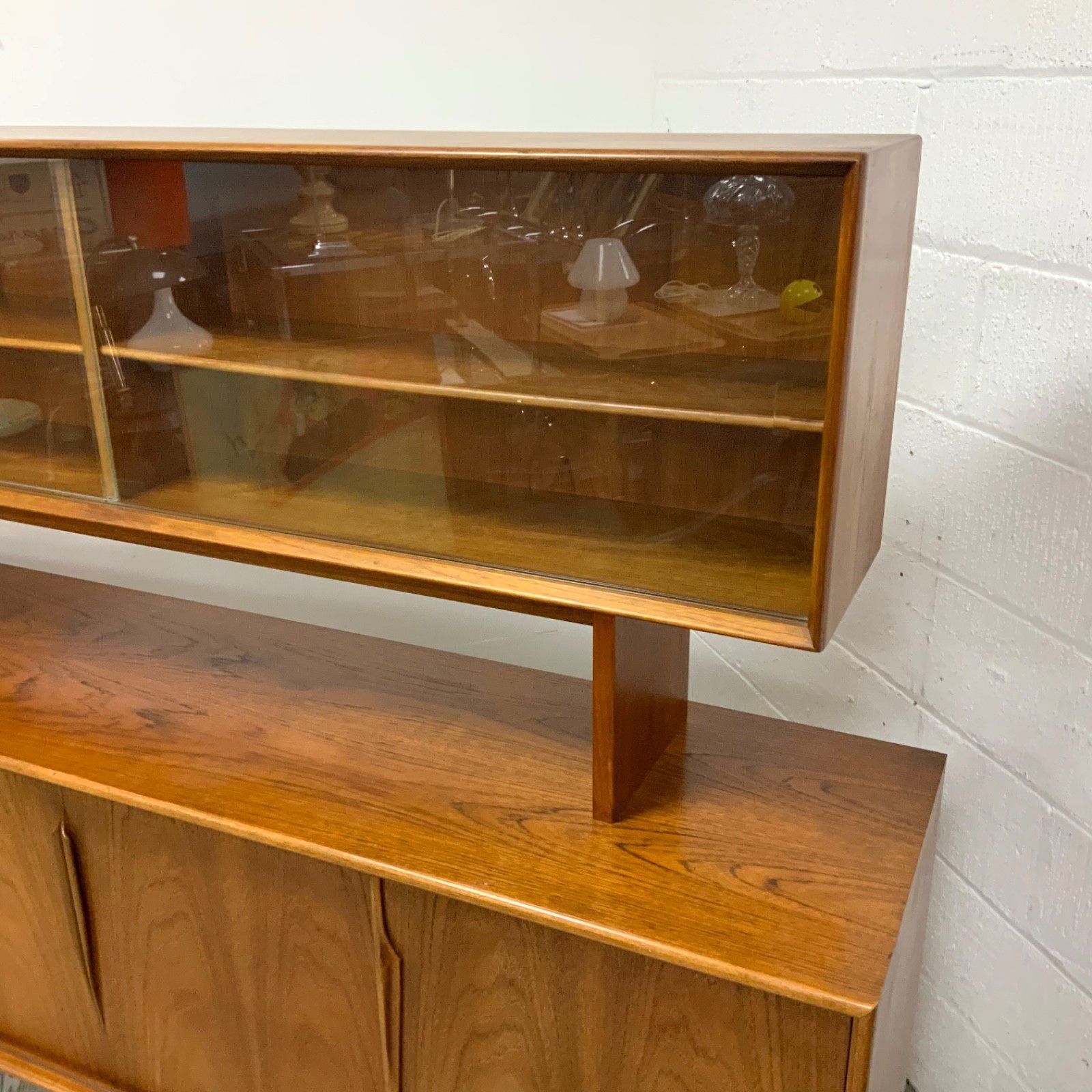 Danish Teak Axel Christensen Sideboard With Hutch By Gunni Omann For Aco Mobler photo for sale