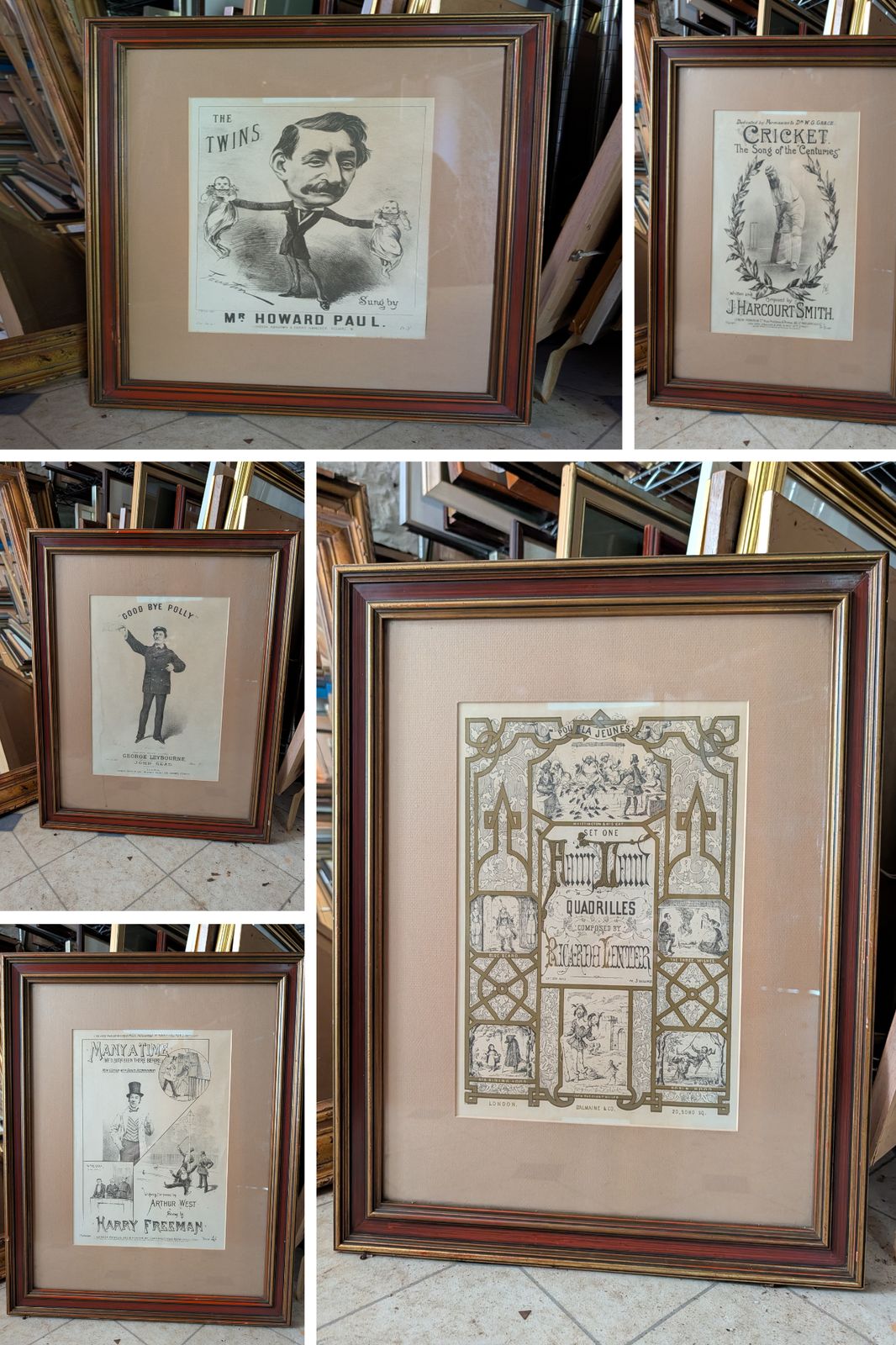 Elegant Monochrome Collection, Victorian Song Sheet Covers