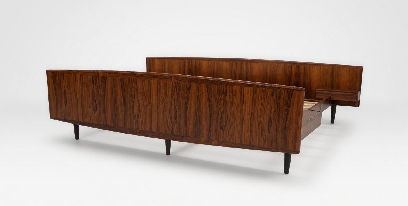Danish Floating Bed By Sannemans Møbelfabrik. photo for sale