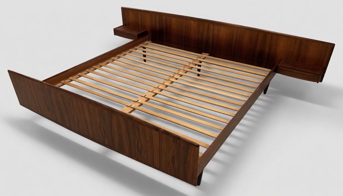 Danish Floating Bed By Sannemans Møbelfabrik.
