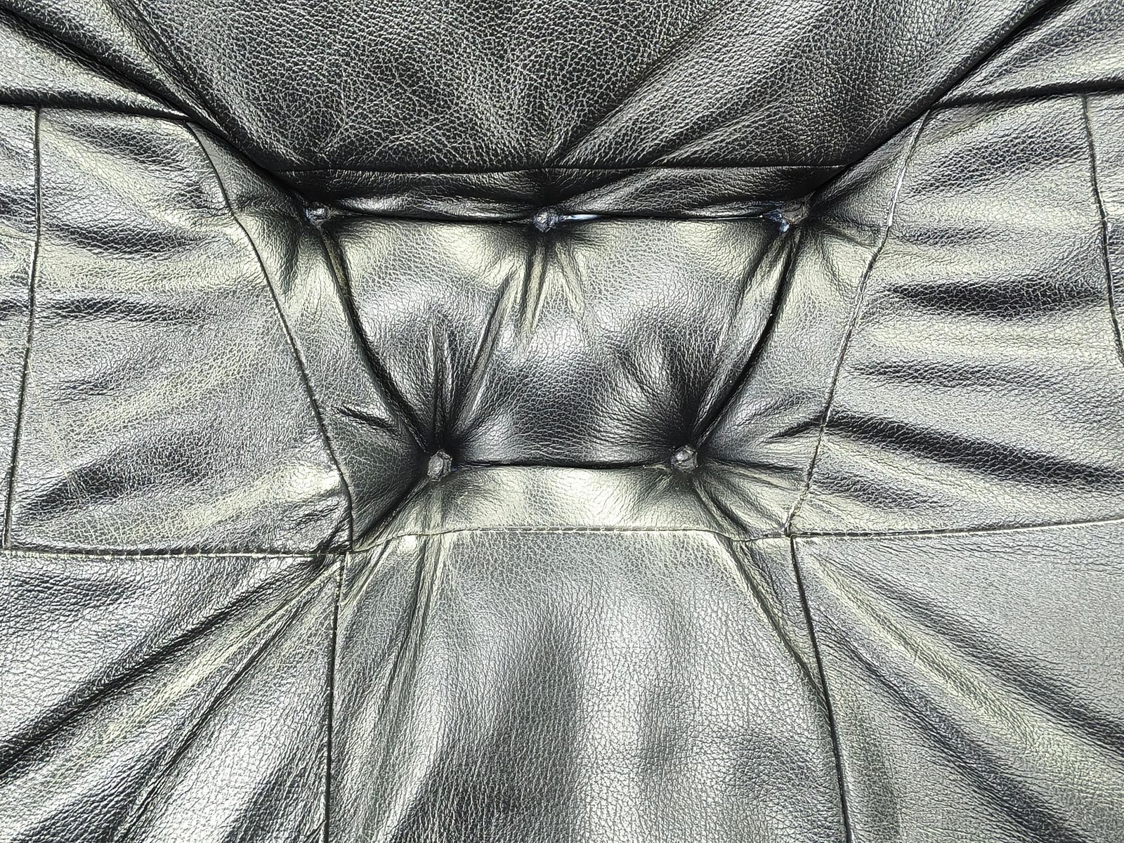 Scandinavian Leather Sofa In The Style Of Alvar Aalto, 1970s photo buy